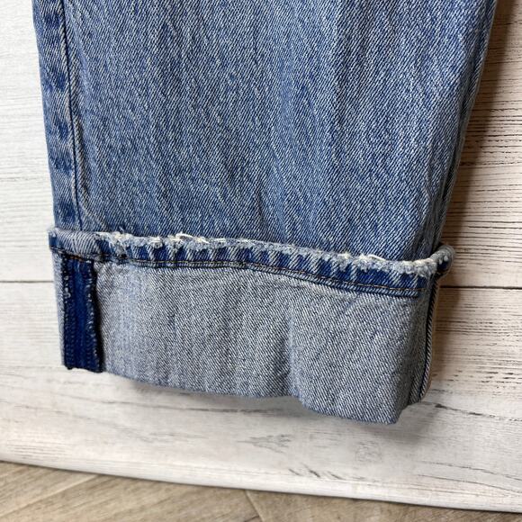 Abercrombie & Fitch Jeans Womens Size 32 Reg The 90s Straight Mid Rise Denim - Picture 6 of 16